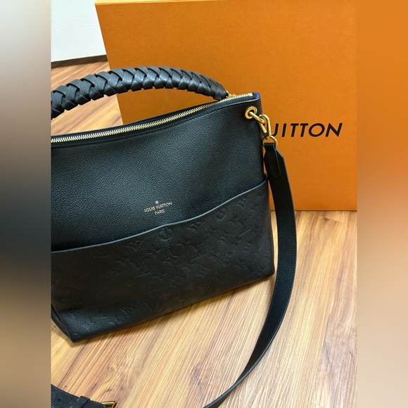 Louis Vuitton Black Monogram Empreinte Maida Hobo Handbag - Picture 1 of 8